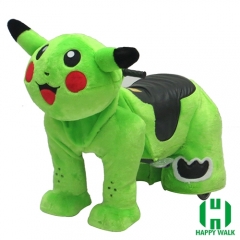 Pikachu Animal Electric Walking Animal Ride for Kids Plush Animal Ride On Toy for Playground