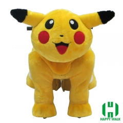 Pikachu Animal Electric Walking Animal Ride for Kids Plush Animal Ride On Toy for Playground