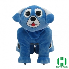 Dearest Dog Animal Electric Walking Animal Ride for Kids Plush Animal Ride On Toy for Playground