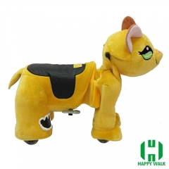 Fox Wild Animal Electric Walking Animal Ride for Kids Plush Animal Ride On Toy for Playground