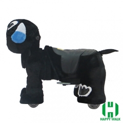 Dearest Dog Animal Electric Walking Animal Ride for Kids Plush Animal Ride On Toy for Playground