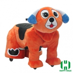 Dearest Dog Animal Electric Walking Animal Ride for Kids Plush Animal Ride On Toy for Playground