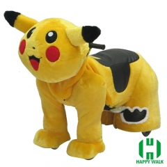 Pikachu Animal Electric Walking Animal Ride for Kids Plush Animal Ride On Toy for Playground