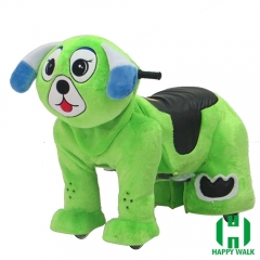 Dearest Dog Animal Electric Walking Animal Ride for Kids Plush Animal Ride On Toy for Playground