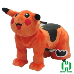 Pikachu Animal Electric Walking Animal Ride for Kids Plush Animal Ride On Toy for Playground