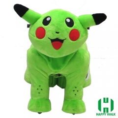 Pikachu Animal Electric Walking Animal Ride for Kids Plush Animal Ride On Toy for Playground