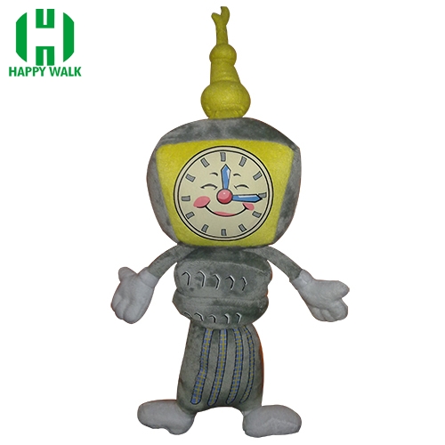 Custom Clock Stuffed Plush Toy