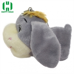 Custom Animal Donkey Plush Keychain