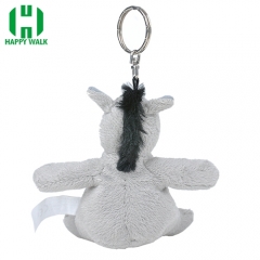 Custom Animal Donkey Plush Keychain