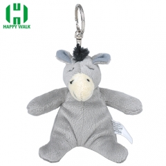 Custom Animal Donkey Plush Keychain