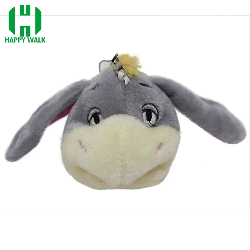 Custom Animal Donkey Plush Keychain