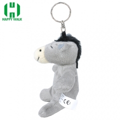 Custom Animal Donkey Plush Keychain