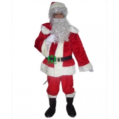 Christmas Santa Claus Mascot Costume for Adult