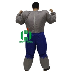 Musle Man Inflatable  Costume for Adult