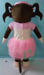 Girl Monkey Mascot Costume