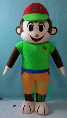 Boy Monkey Mascot Costume