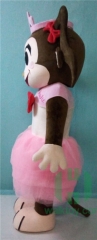 Girl Monkey Mascot Costume