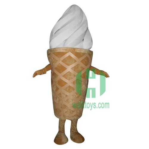 Ice Cream Character cosplay Custom Adult Walking Fur Human Animal Party Plush Movie Character Cartoon Mascot Costume for Adult Sh