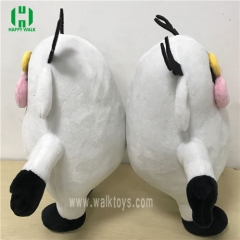 Custom Big Mouth White Plush Toy