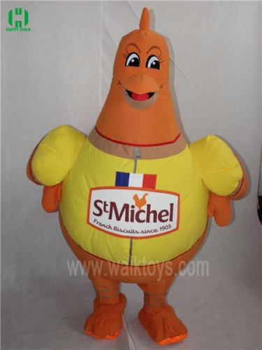 Custom cock inflatable mascot costume