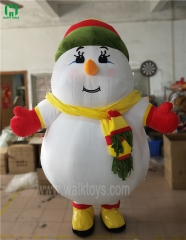 Custom Snowman Inflatable Mascot Costume