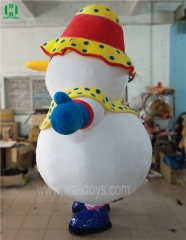 Custom Snowman Inflatable Mascot Costume