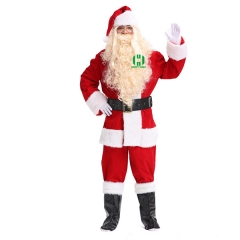 Christmas Santa Claus Costume for Adult