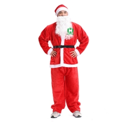 Christmas Santa Claus Costume for Adult