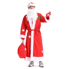 Christmas Santa Claus Costume for Adult