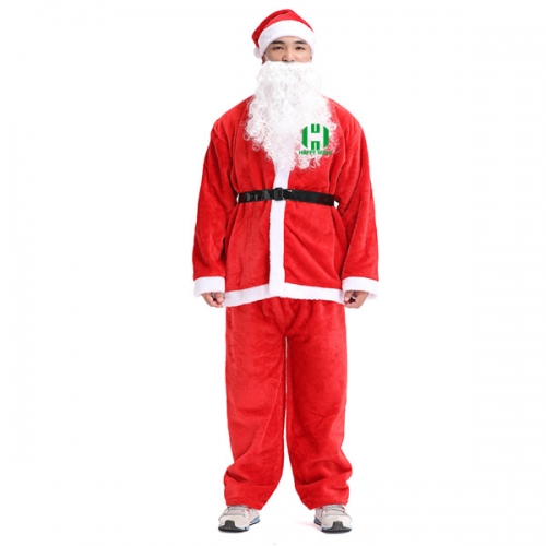Christmas Santa Claus Costume for Adult