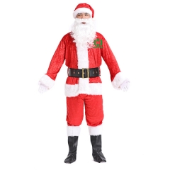 Christmas Santa Claus Costume for Adult