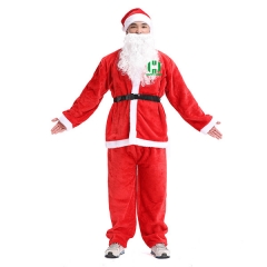 Christmas Santa Claus Costume for Adult