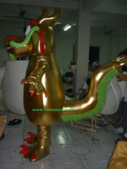 Chinese God Dragon Mascot Costume for Adult