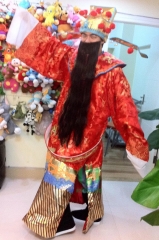 Chinese New Year God of Fortune Mascot Costume for Adult