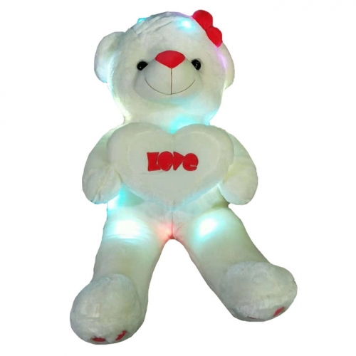 LED Teddy Bear with Heart