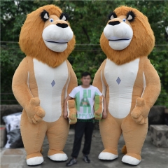 Inflatable Lion Mascot Costume