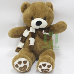 80-180cm The Brown Scarf Teddy Bear