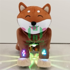 Cat Electric Walking Animal Ride for Kids Plush Animal Ride On Toy for Playground