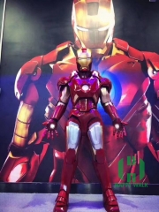 Can Wear Iron Man Full Body Armor Head EVA Model Performance Props COS Wearable