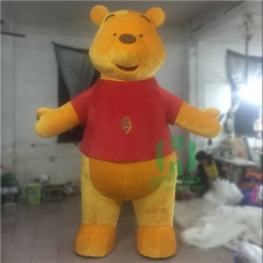 Inflatable Teddy Bear Mascot Costume