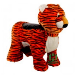 Tiger Electric Walking Animal Ride for Kids Plush Animal Ride On Toy for Playground