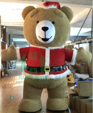 Christmas Inflatable Teddy Bear