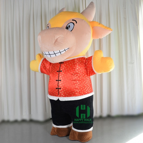 2021 New year's ox Mascot Costume Inflatable