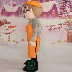 Cook Cosplay Custom Adult Walking Fur Human Animal Party Plush Movie Character Cartoon Mascot Costume for Adult Sh