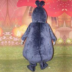 Hippo Character cosplay Custom Adult Walking Fur Human Animal Party Plush Movie Character Cartoon Mascot Costume for Adult Sh