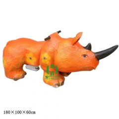 Ride on Rhinoceros Kids Dinosaur Ride Electric Walking Animal Ride for Kids Ride On Toy for Playground