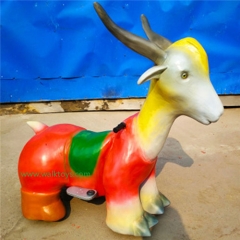 Ride on Goat Electric Walking Animal Ride for Kids Ride On Toy for Playground