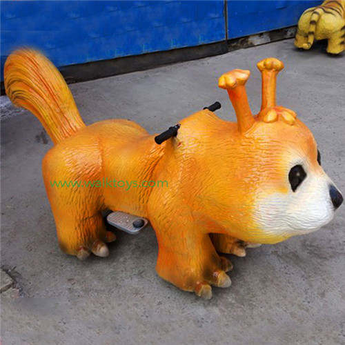 Ride on Dinosaur Squirrel animal ride for mall amusement (3)