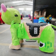 Animal Electric Walking Animal Ride for Kids Plush Animal Ride On Toy for Playground