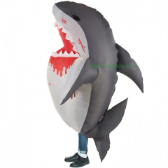 Great White Shark Inflatable Costume for Adult